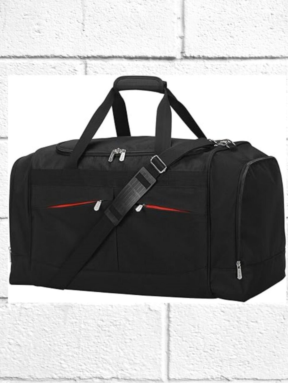 NWOT! 24" Duffel Tote Travel Bag - 65L w/Bottom Support Panel & Shoulder Strap